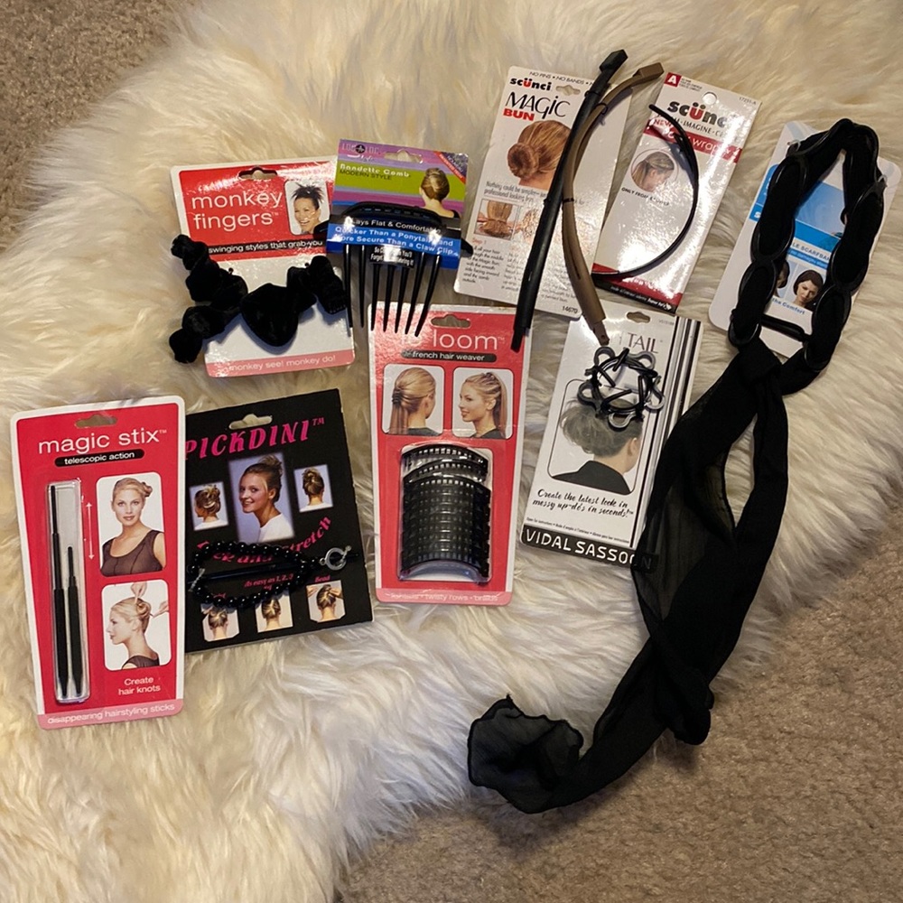 🆕9 Piece Hair Accessories Bundle